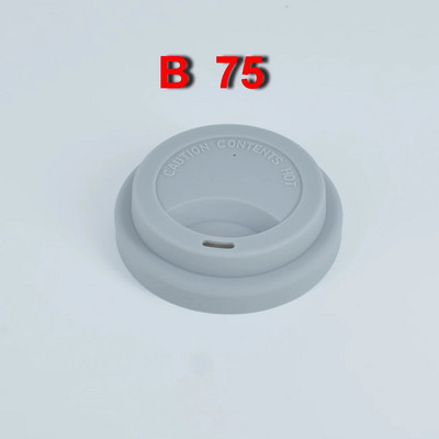 „Eco-Friend“ skirtingo skersmens silikoniniai puodelių dangteliai (be puodelių) „Insulati“ dulkėms atsparus dangtelis keramikiniam kavos arbatos gėrimo puodeliui