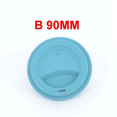 „Eco-Friend“ skirtingo skersmens silikoniniai puodelių dangteliai (be puodelių) „Insulati“ dulkėms atsparus dangtelis keramikiniam kavos arbatos gėrimo puodeliui