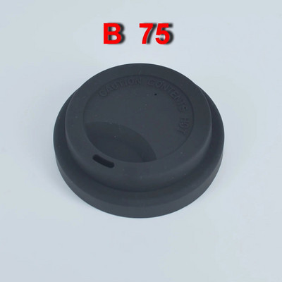 „Eco-Friend“ skirtingo skersmens silikoniniai puodelių dangteliai (be puodelių) „Insulati“ dulkėms atsparus dangtelis keramikiniam kavos arbatos gėrimo puodeliui