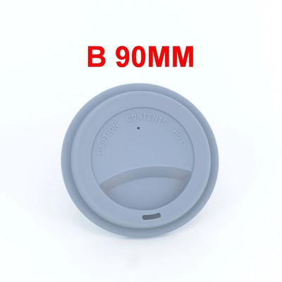 „Eco-Friend“ skirtingo skersmens silikoniniai puodelių dangteliai (be puodelių) „Insulati“ dulkėms atsparus dangtelis keramikiniam kavos arbatos gėrimo puodeliui