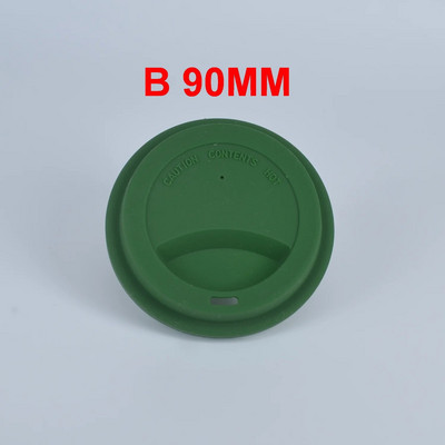 „Eco-Friend“ skirtingo skersmens silikoniniai puodelių dangteliai (be puodelių) „Insulati“ dulkėms atsparus dangtelis keramikiniam kavos arbatos gėrimo puodeliui