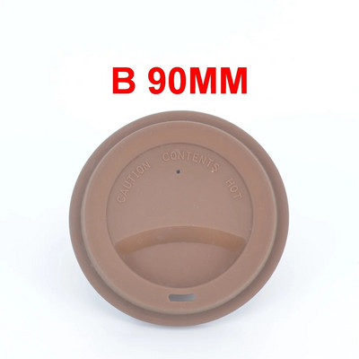 „Eco-Friend“ skirtingo skersmens silikoniniai puodelių dangteliai (be puodelių) „Insulati“ dulkėms atsparus dangtelis keramikiniam kavos arbatos gėrimo puodeliui