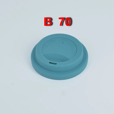 „Eco-Friend“ skirtingo skersmens silikoniniai puodelių dangteliai (be puodelių) „Insulati“ dulkėms atsparus dangtelis keramikiniam kavos arbatos gėrimo puodeliui