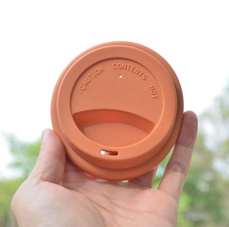„Eco-Friend“ skirtingo skersmens silikoniniai puodelių dangteliai (be puodelių) „Insulati“ dulkėms atsparus dangtelis keramikiniam kavos arbatos gėrimo puodeliui
