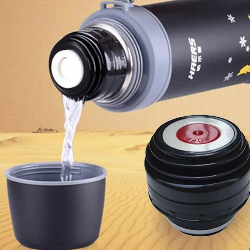 5,2 cm / 4,5 cm termoso dangtelis vakuuminės vakuuminės kolbos dangčio kamštis termoso buteliuko dangtelis nerūdijantis lauko kelionių termosų priedai