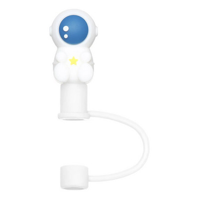 Creative õlgedest katete kork Stanley tassi jaoks ühilduvate silikoonist korduvkasutatavate kõrreotstega 8–10 mm joogikõrrekatte kaunistamiseks