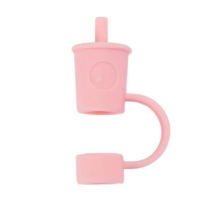 12 mm šiaudų silikono šiaudų antgalių dangtelis mielas daugkartinis geriamasis šiaudų antgalių dangtelis, dulkėms atsparus šiaudų kamštelis.