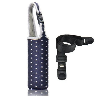 Nešiojamas animacinių filmų vandens butelio dangtelio dėklas žieminis pliušinis izoliuotas maišelis puodelis maišelis Vakuuminis stiklinis puodelis rankovės sportiniai stovyklavimo priedai