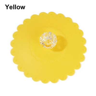 Naujas vaivorykštės spalvos silikoninis sandarus puodelio dangtis, šilumos išsaugojimo siurbimo dangtelis, daugkartinis netoksiškas nuo dulkių kavos puodelio priedas