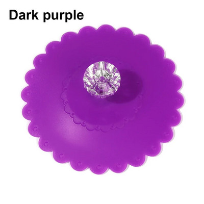 Naujas vaivorykštės spalvos silikoninis sandarus puodelio dangtis, šilumos išsaugojimo siurbimo dangtelis, daugkartinis netoksiškas nuo dulkių kavos puodelio priedas