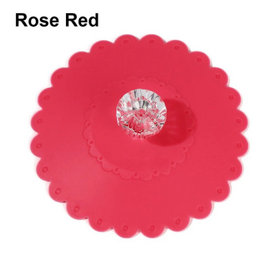 Naujas vaivorykštės spalvos silikoninis sandarus puodelio dangtis, šilumos išsaugojimo siurbimo dangtelis, daugkartinis netoksiškas nuo dulkių kavos puodelio priedas