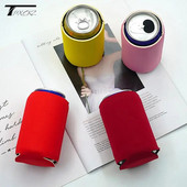 1 vnt Vienspalvis natrio dangtelis Alaus rankovės Stovyklavietės puodelis Neopreno puodelio dangtelis Gėrimų aušintuvo butelio rankovė lauke