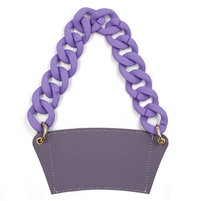 350ml lančić Prijenosni držač šalice za kavu Viseća prijenosna šalica Papirnata čaša Kožna torbica Mlijeko Čaj Vrećica za šalicu pića