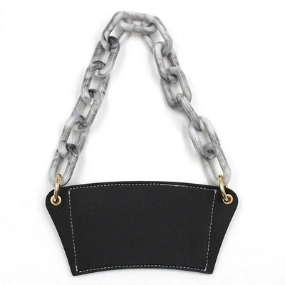 350ml lančić Prijenosni držač šalice za kavu Viseća prijenosna šalica Papirnata čaša Kožna torbica Mlijeko Čaj Vrećica za šalicu pića