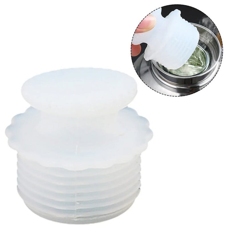 Naujas silikoninio kamščio buteliuko kamštienos kamštelis termoso kamščio sandarus kamštis vakuuminės kolbos virdulio pakeitimo priedams