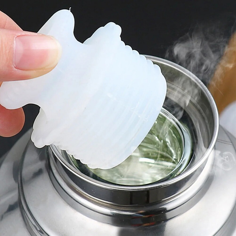 Naujas silikoninio kamščio buteliuko kamštienos kamštelis termoso kamščio sandarus kamštis vakuuminės kolbos virdulio pakeitimo priedams