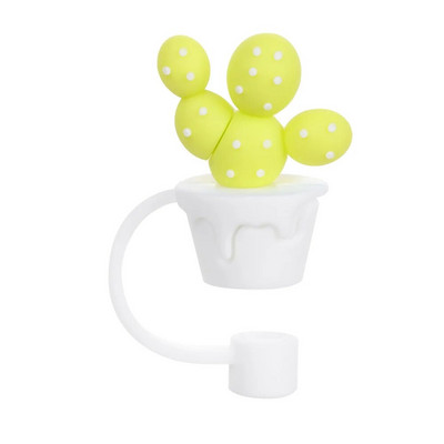 2021 Crtani čepovi otporni na prskanje za višekratnu upotrebu, vrhovi, poklopac, šalica za piće, čep za prašinu, kreativni silikonski slamkasti čep, dodaci za staklene šalice