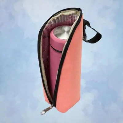 Termoso dangtelis kūdikio buteliuko maišelis su užtrauktuku Aliuminio plėvelės maitinimo termoso buteliuko šildytuvo krepšys vežimėliui