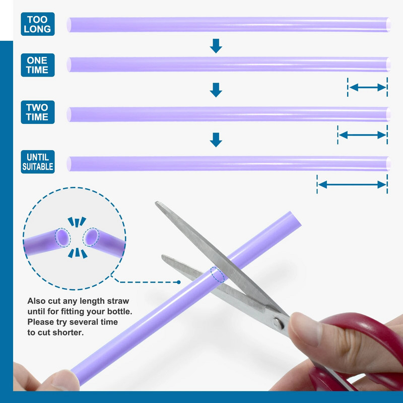 QuiFit Straw veepudelile BPA-vaba