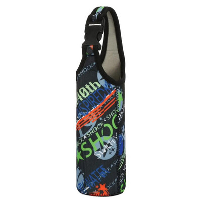 Mielas animacinių filmų puodelio dangtelis vaikams geriamasis butelis, apsauginis dangtelis, dirželis, sagtis, reguliuojamas pliušinis izoliacinis puodelio dėklas