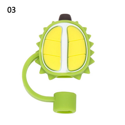 1PC Kreativni silikonski čep za slamke Za višekratnu upotrebu, otporan na prskanje, Poklopac za prašinu za piće Slamke, vrhovi Poklopac Posuđe za piće Dodaci za šalice za kuhinjske alate