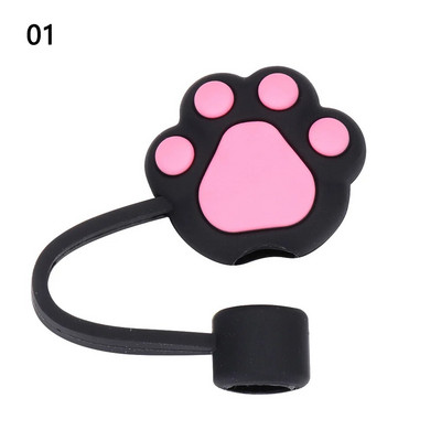 1PC Kreativni silikonski čep za slamke Za višekratnu upotrebu, otporan na prskanje, Poklopac za prašinu za piće Slamke, vrhovi Poklopac Posuđe za piće Dodaci za šalice za kuhinjske alate