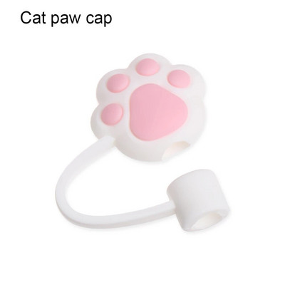 1PC Kreativni silikonski čep za slamke Za višekratnu upotrebu, otporan na prskanje, Poklopac za prašinu za piće Slamke, vrhovi Poklopac Posuđe za piće Dodaci za šalice za kuhinjske alate