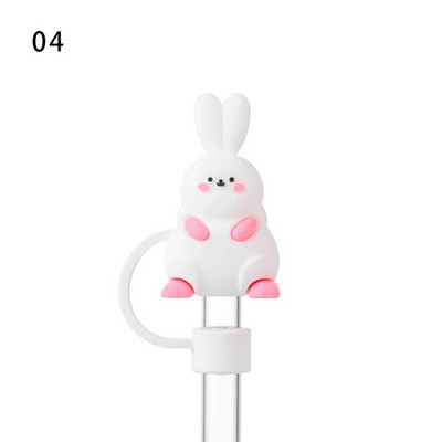 1PC Kreativni silikonski čep za slamke Za višekratnu upotrebu, otporan na prskanje, Poklopac za prašinu za piće Slamke, vrhovi Poklopac Posuđe za piće Dodaci za šalice za kuhinjske alate