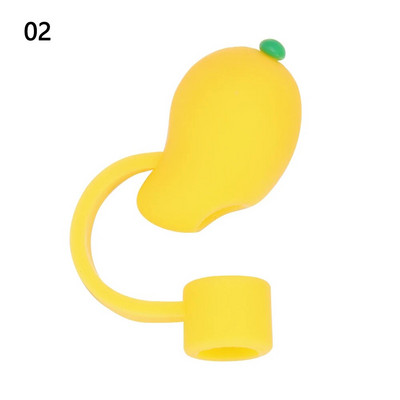 1PC Kreativni silikonski čep za slamke Za višekratnu upotrebu, otporan na prskanje, Poklopac za prašinu za piće Slamke, vrhovi Poklopac Posuđe za piće Dodaci za šalice za kuhinjske alate