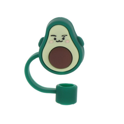 Νέο χαριτωμένο ψάθινο βύσμα σιλικόνης, επαναχρησιμοποιήσιμο καπάκι σκόνης κατανάλωσης, γυάλινο φλιτζάνι κινουμένων σχεδίων, αδιάβροχα βύσματα στο πιτσίλισμα Συμβουλές για κάλυμμα Αξεσουάρ