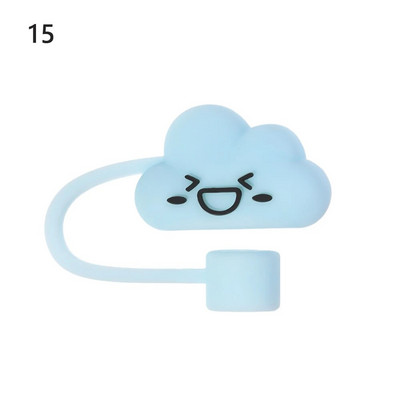 Νέο χαριτωμένο ψάθινο βύσμα σιλικόνης, επαναχρησιμοποιήσιμο καπάκι σκόνης κατανάλωσης, γυάλινο φλιτζάνι κινουμένων σχεδίων, αδιάβροχα βύσματα στο πιτσίλισμα Συμβουλές για κάλυμμα Αξεσουάρ