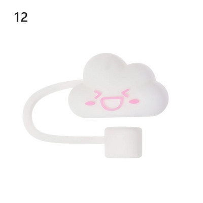 Νέο χαριτωμένο ψάθινο βύσμα σιλικόνης, επαναχρησιμοποιήσιμο καπάκι σκόνης κατανάλωσης, γυάλινο φλιτζάνι κινουμένων σχεδίων, αδιάβροχα βύσματα στο πιτσίλισμα Συμβουλές για κάλυμμα Αξεσουάρ