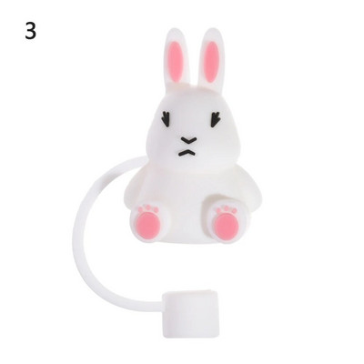 Νέο χαριτωμένο ψάθινο βύσμα σιλικόνης, επαναχρησιμοποιήσιμο καπάκι σκόνης κατανάλωσης, γυάλινο φλιτζάνι κινουμένων σχεδίων, αδιάβροχα βύσματα στο πιτσίλισμα Συμβουλές για κάλυμμα Αξεσουάρ