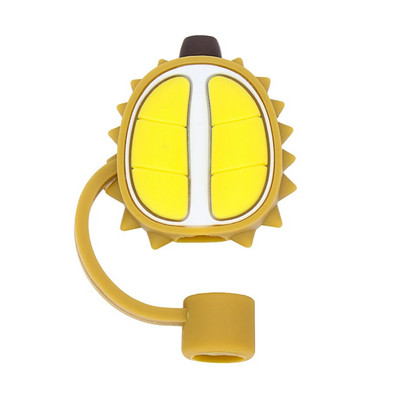 Νέο χαριτωμένο ψάθινο βύσμα σιλικόνης, επαναχρησιμοποιήσιμο καπάκι σκόνης κατανάλωσης, γυάλινο φλιτζάνι κινουμένων σχεδίων, αδιάβροχα βύσματα στο πιτσίλισμα Συμβουλές για κάλυμμα Αξεσουάρ