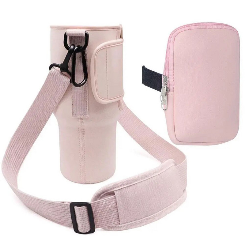 40oz torba za nošenje boce s vodom za Stanley Podesivi remen za nošenje na ramenu Navlaka za šalice Jednobojni držač za bocu za planinarenje na otvorenom