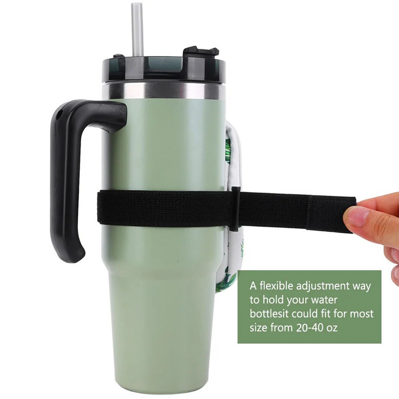 Τσάντα θήκης για μπουκάλι νερού για εκτύπωση χειρός τσάντα για Stanley Tumblers 20/30/40oz Κούπες Φορητή τσάντα αποθήκευσης Αξεσουάρ γυμναστικής