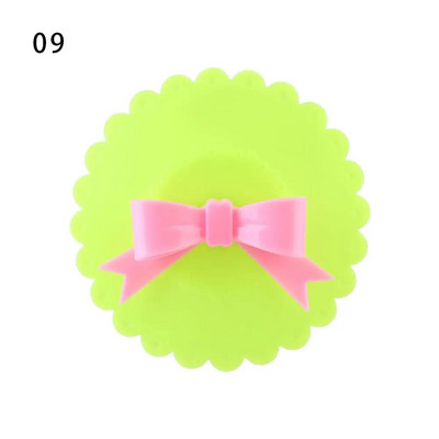 1PC Šareni silikonski poklopac za šalicu s čipkom protiv prašine protiv prašine, poklopac za šalicu za čaj, kavu, dijelovi posuđa, slatki darovi za višekratnu upotrebu