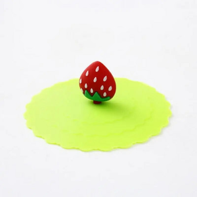 Creative Silicone Cup kate Ülevooluvastane imemiskork keraamilisele klaasist kruusikausile Kuumakindlad suletud kaaned Katte tee kohvi kaas