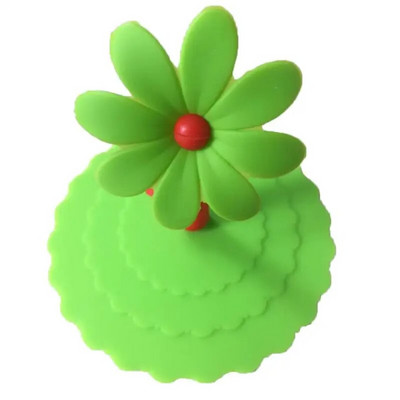 Creative Silicone Cup kate Ülevooluvastane imemiskork keraamilisele klaasist kruusikausile Kuumakindlad suletud kaaned Katte tee kohvi kaas