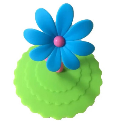 Creative Silicone Cup kate Ülevooluvastane imemiskork keraamilisele klaasist kruusikausile Kuumakindlad suletud kaaned Katte tee kohvi kaas