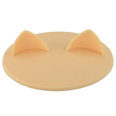 Creative Silicone Cup kate Ülevooluvastane imemiskork keraamilisele klaasist kruusikausile Kuumakindlad suletud kaaned Katte tee kohvi kaas