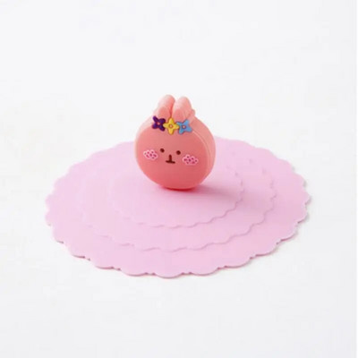 Creative Silicone Cup kate Ülevooluvastane imemiskork keraamilisele klaasist kruusikausile Kuumakindlad suletud kaaned Katte tee kohvi kaas