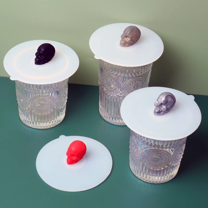 Kūrybinis silikono puodelio dangtelis, apsaugantis nuo perpildymo, siurbimo dangtelis, skirtas keramikiniam stikliniam puodeliui dubeniui, karščiui atsparūs sandarūs dangteliai, arbatos kavos dangtelis