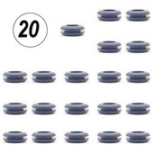 „Airlock Grommet“ silikoniniai tarpikliai, skirti namų ruošimui alaus vyno šiaudeliai midaus vyno rauginti kopūstai „Kimchi“ 20 pak.