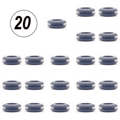 „Airlock Grommet“ silikoniniai tarpikliai, skirti namų ruošimui alaus vyno šiaudeliai midaus vyno rauginti kopūstai „Kimchi“ 20 pak.