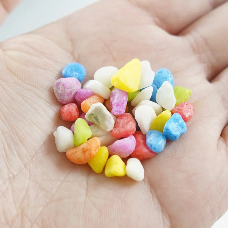 Φυσικό βότσαλο κήπου Flower Bonsai Stone Μικρή γλάστρα παχύφυτο Fish Tank Stones Εξωτερικό Χαλίκι Χυμώδες Βάζο Διακοσμητικό