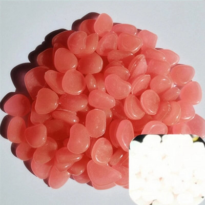 Decor de grădină Pietre luminoase care strălucesc în întuneric Pietricele decorative Decorarea rezervorului de pește în aer liber Pietriș de pietriș Pietriș de culori mixte pentru acvariu