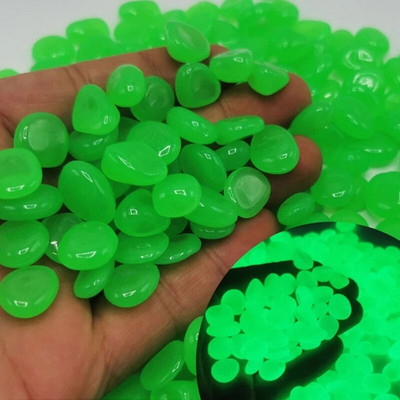 300 tk/kott Väliõue helendavad kivid Aiad Kivikesed helendavad pimedas Akvaariumi kaunistus Looduskristallid Kivi