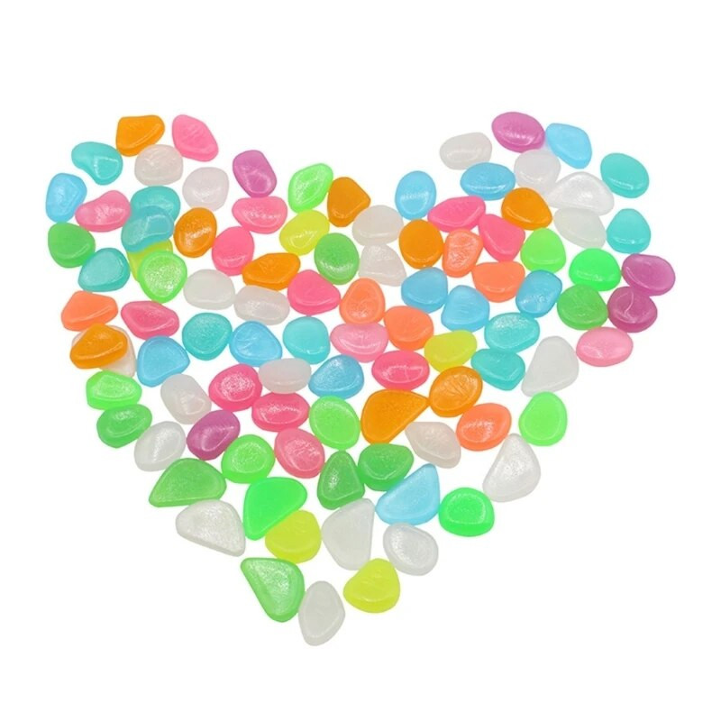 300 tk/kott Väliõue helendavad kivid Aiad Kivikesed helendavad pimedas Akvaariumi kaunistus Looduskristallid Kivi