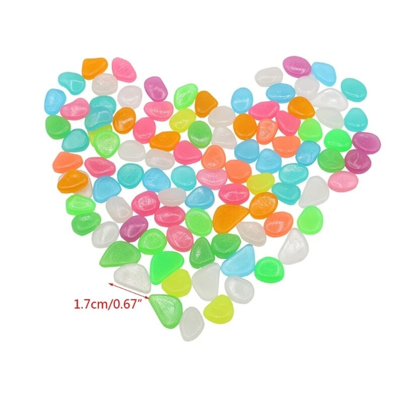 300 tk/kott Väliõue helendavad kivid Aiad Kivikesed helendavad pimedas Akvaariumi kaunistus Looduskristallid Kivi